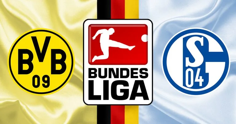 Borussia Dortmund vs FC Schalke 04 Bundesliga Logo 768x404 1
