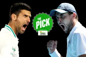 the pick ao sf djokovic karatsev