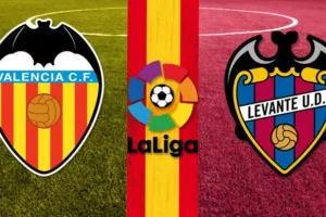 Valencia vs Levante Logos La Liga Logo Spain Flag 768x404 1