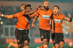 مباراة نهضة بركان والقطن الكاميروني بتاريخ 2021/3117 في كأس الكونفيدرالية الأفريقية