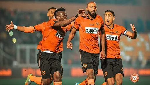 مباراة نهضة بركان والقطن الكاميروني بتاريخ 2021/3117 في كأس الكونفيدرالية الأفريقية