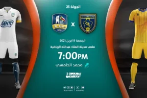 بث مباشر | مشاهدة مباراة التعاون والعين بتاريخ 9/4/2021 في الدوري السعودي