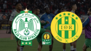 Goals matches الرجاء وشبيبة القبائل في كأس الكونفدرالية
