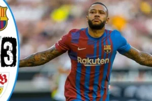 ملخص مباراة برشلونة وشتوتجارت وتألق ديباي