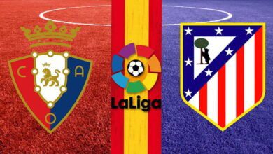 موعد مباراة أتلتيكو مدريد وأوساسونا