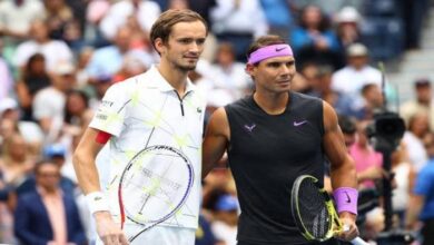 بث مباشر رافاييل نادال ودانييل ميدفيديف اليوم