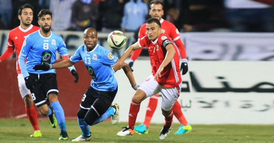 جانب من مباراة الفيصلي والجزيرة أرشيفية