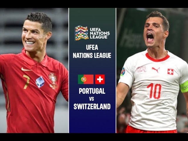 ملخص واهداف البرتغال وسويسرا 0-1 وخسارة البرتغال في غياب رونالدو في دوري الأمم الأوروبية