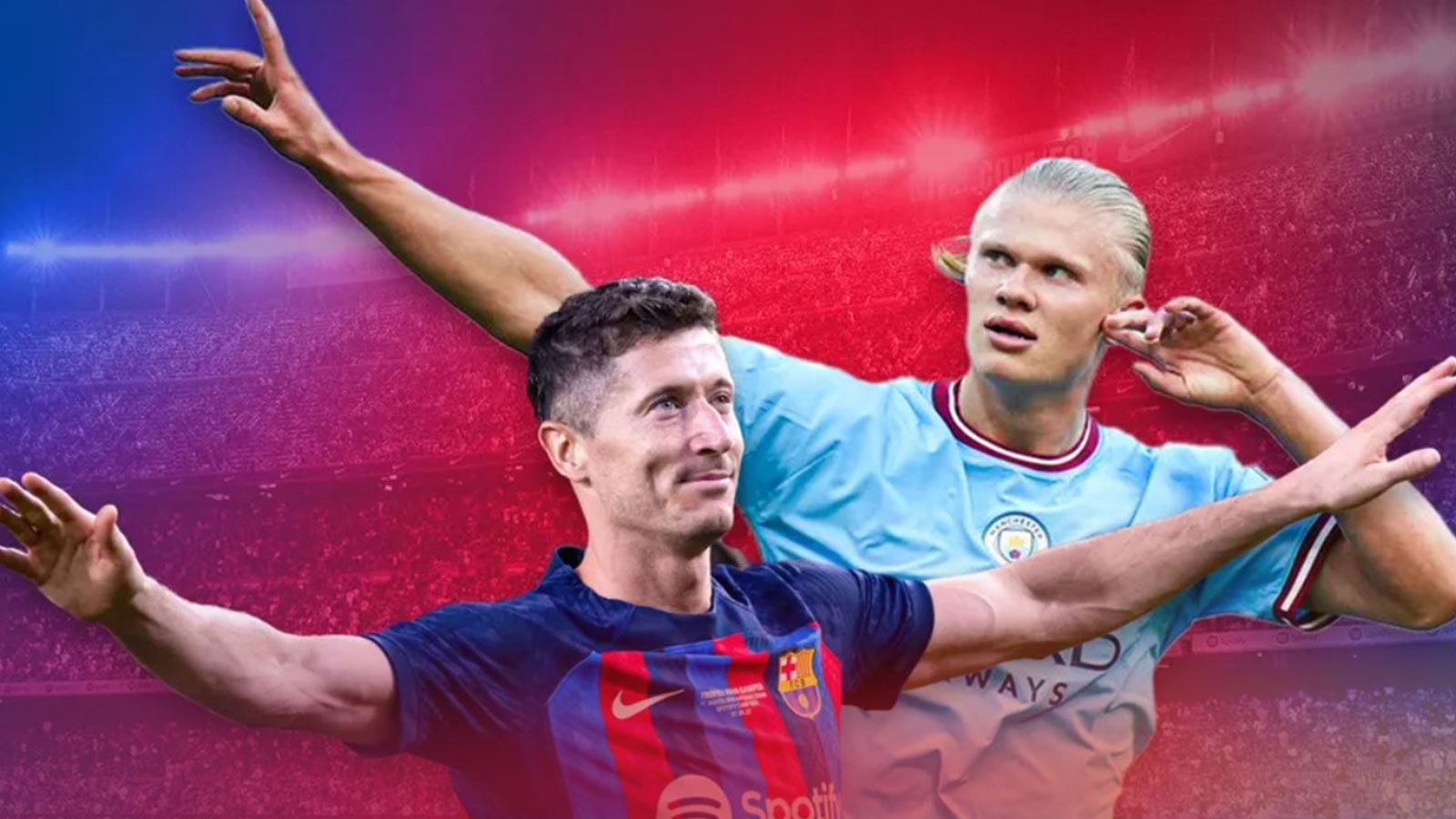 بث مباشر برشلونة ومانشستر سيتي اليوم في إستعدادات للموسم الكروي