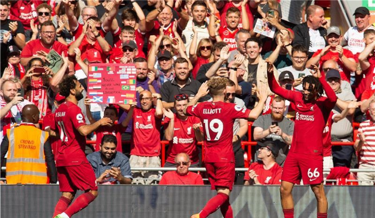 شاهد مهرجان أهداف ليفربول تسعة ضد بورنموث في الدوري الإنجليزي