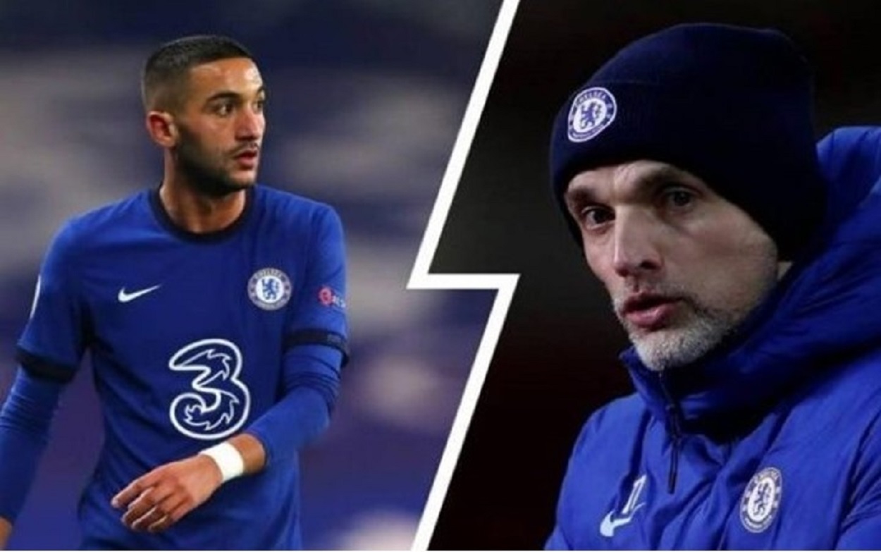 مدرب تشيلسي توخيل لا يريد رحيل حكيم زياش