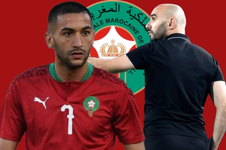 حكيم زياش وليد الركراكي