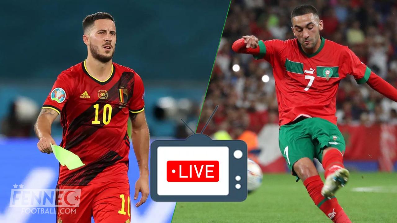 القنوات الناقلة لمباراة المغرب وبلجيكا في كأس العالم