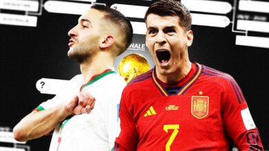 توقيت مباراة المغرب وإسبانيا والقنوات الناقلة في كأس العالم