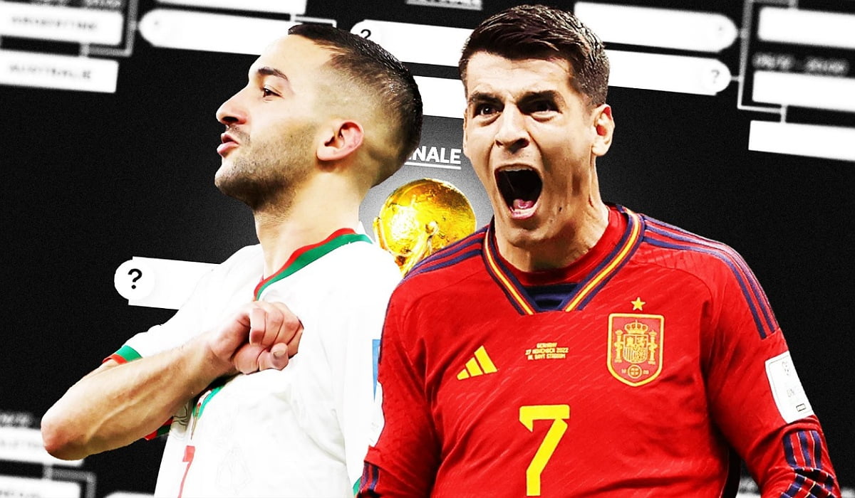 توقيت مباراة المغرب وإسبانيا والقنوات الناقلة في كأس العالم