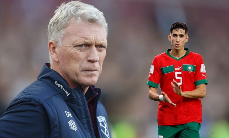 مدرب وست هام ديفيد مويس يهاجم نايف أكرد بعد خطأه الفادح