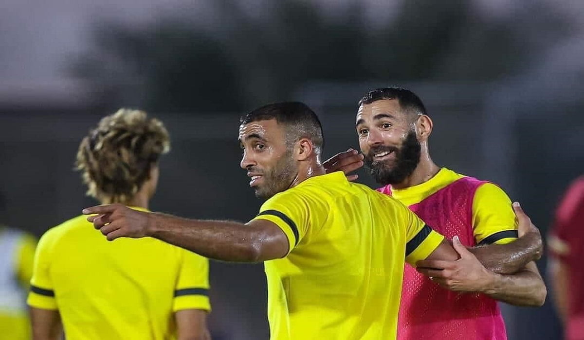 بالفيديو حمد الله و بنزيما يفاجئ العالم بهذه الخطوة في تدريب
