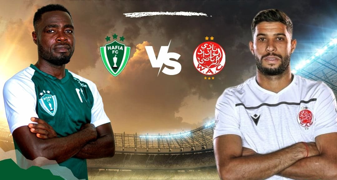 توقيت مباراة الوداد وحافيا كوناكري والقنوات الناقلة في دوري ابطال افريقيا - توقيت مباراة الوداد