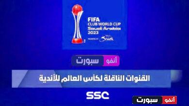 ترددات القنوات المفتوحة الناقلة لكأس العالم للأندية