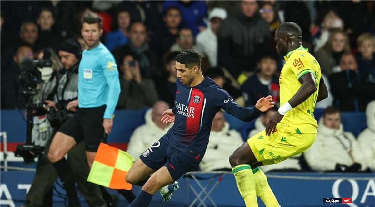 باريس ينتصر على نانت بصعوبة