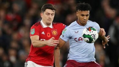 القنوات المفتوحة الناقلة لمباراة مانشستر يونايتد وأستون فيلا في الدوري الانجليزي الممتاز