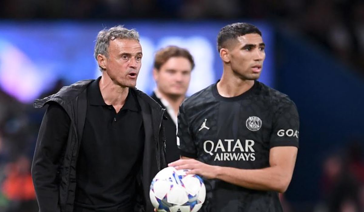 بعد تضييع ضربة جزاء حكيمي تعرض لأزمة نفسية ولويس إنريكي يوجه رسالة لمغاربة