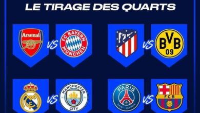 نتائج قرعة في ربع نهائي دوري أبطال أوروبا.. مواجهات نارية