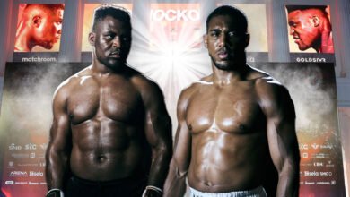 شاهد كيف استطاع أنتوني جوشوا أن يسحق فرانسيس نغانو بثلاث ضربات قاضية ويرسله الى النوم