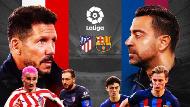 توقيت مباراة برشلونة وأتلتيكو مدريد والقنوات الناقلة في الدوري الإسباني - توقيت