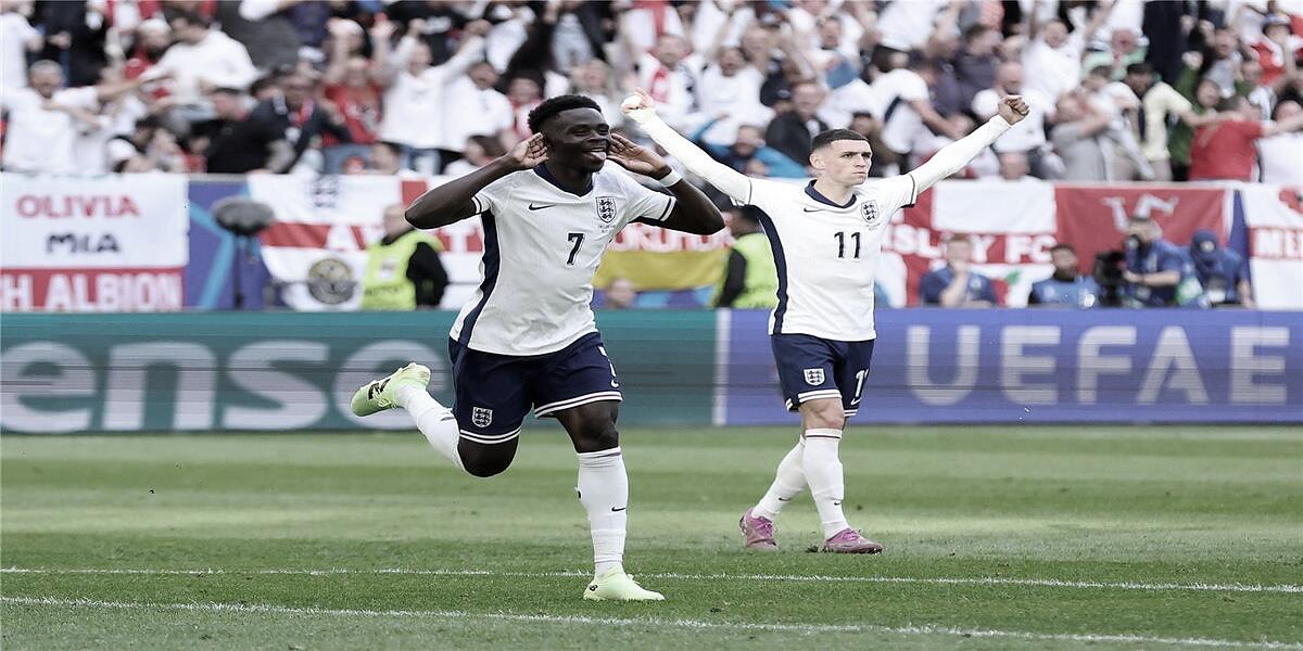 فيديو | ساكا يتألق ويسجل هدف التعادل لإنجلترا أمام سويسرا