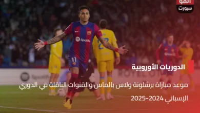 موعد مباراة برشلونة ولاس بالماس والقنوات الناقلة في الدوري الإسباني 2024-2025