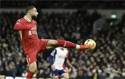 ترتيب هدافي الدوري الإنجليزي الممتاز بعد تسجيل محمد صلاح في شباك توتنهام