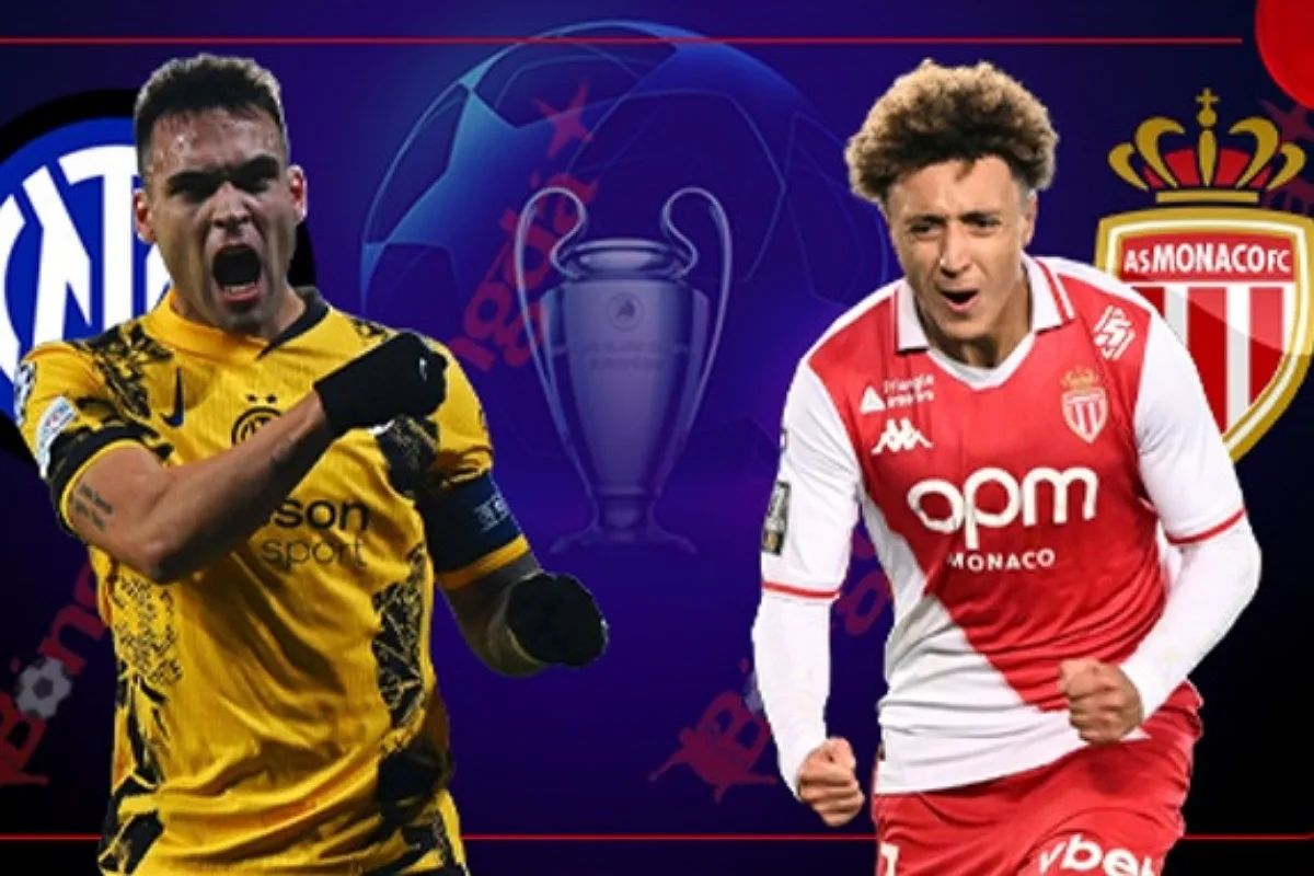 القنوات المفتوحة الناقلة لمباراة انتر ميلان وموناكو في دوري أبطال أوروبا