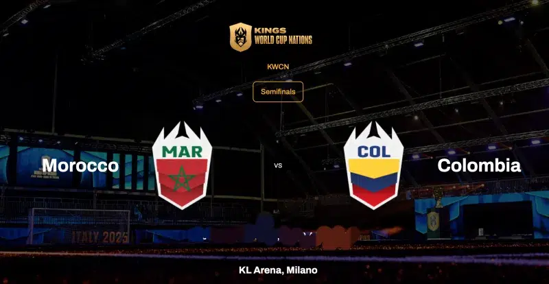 بث مباشر مباراة المغرب وكولومبيا في دوري الملوك maroc vs colombie kings league