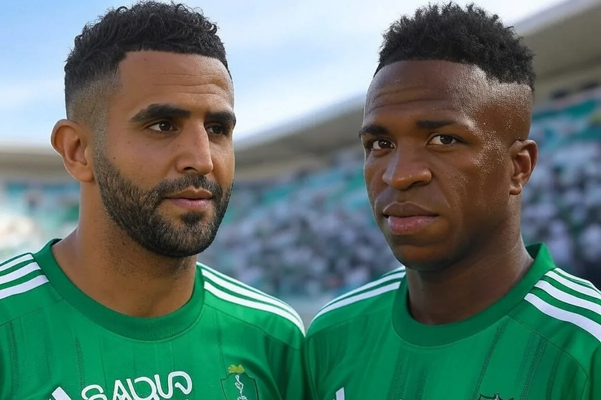 فينيسيوس جونيور قريب من مجاورة رياض محرز بنادي الأهلي السعودي بعرض لا يرد