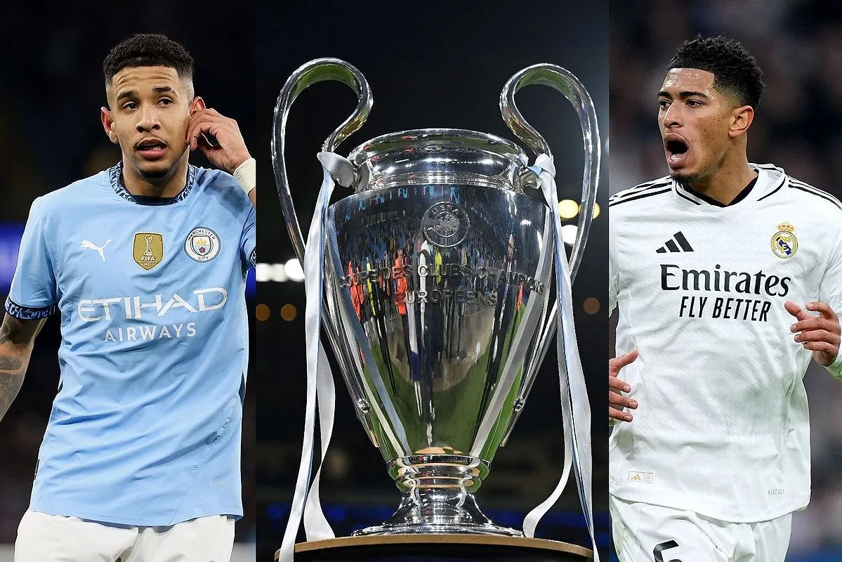 توقيت مباراة مان سيتي وريال مدريد والقنوات الناقلة في دوري أبطال أوروبا 2025