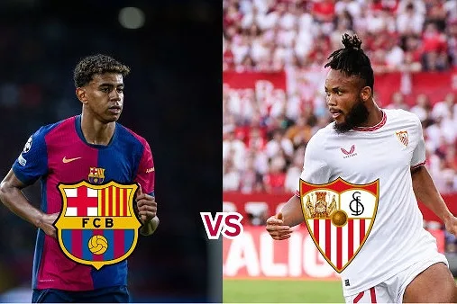 القنوات المفتوحة الناقلة لمباراة برشلونة وإشبيلية في الدوري الإسباني