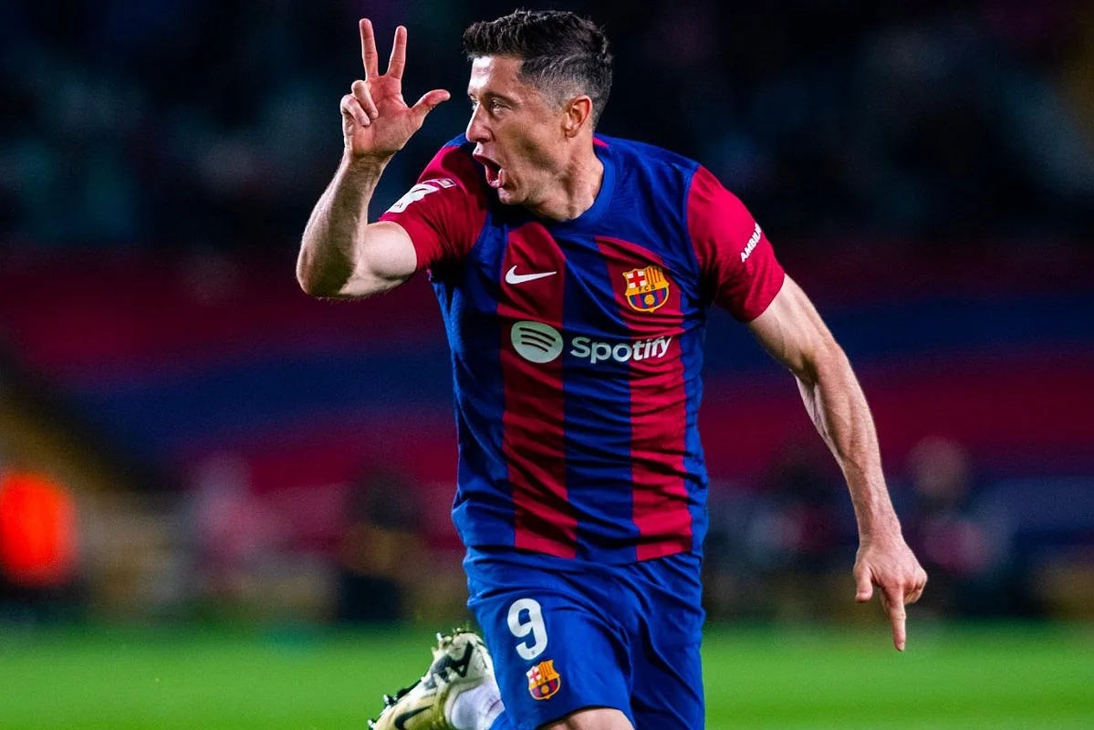 ترتيب هدافي الدوري الإسباني بعد تسجيل ليفاندوفسكي في شباك رايو فاليكانو