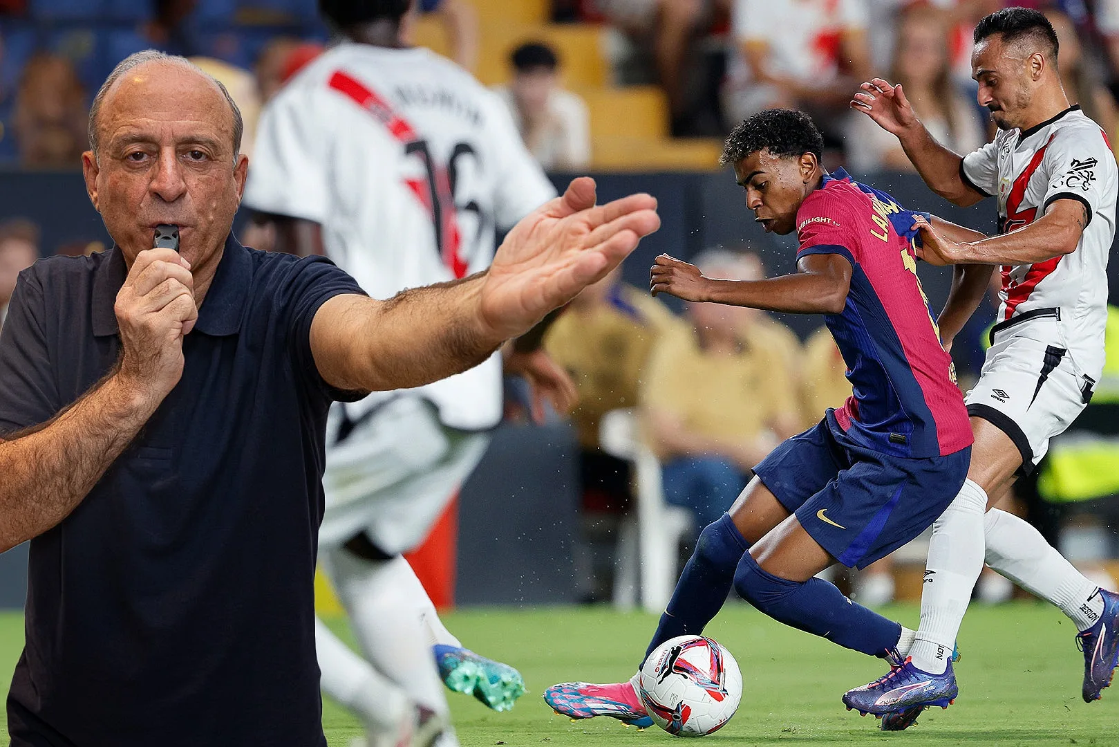 الخبير التحكيمي جمال الشريف يكشف عن تعرض رايو فاليكانو لظلم التحكيمي أمام برشلونة في الليجا