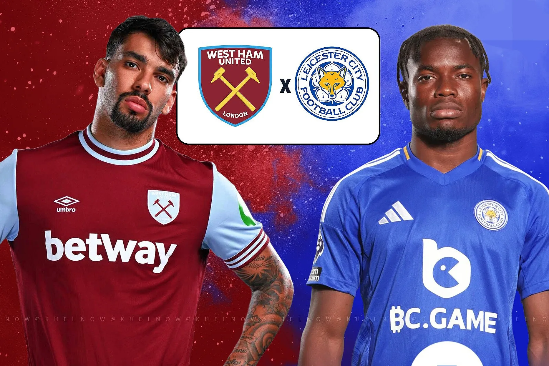 القنوات الناقلة لمباراة وست هام يونايتد وليستر سيتي في الدوري الإنجليزي الممتاز