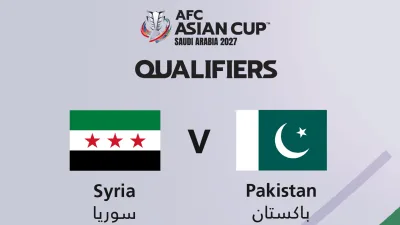 القنوات المفتوحة الناقلة لمباراة سوريا وباكستان في تصفيات كأس آسيا 2027