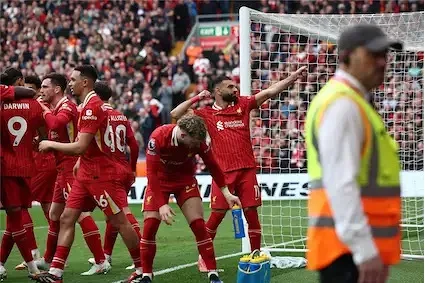 ترتيب هدافي الدوري الإنجليزي بعد ثنائية محمد صلاح في شباك ساوثهامبتون