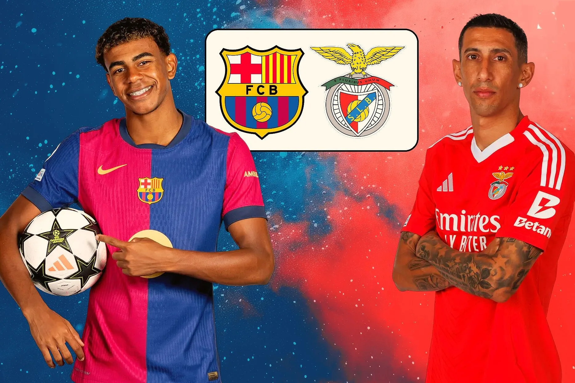 القنوات الناقلة لمباراة برشلونة وبنفيكا في دوري أبطال أوروبا