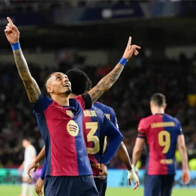 ترتيب هدافي دوري أبطال أوروبا بعد تسجيل رافينيا في شباك بنفيكا