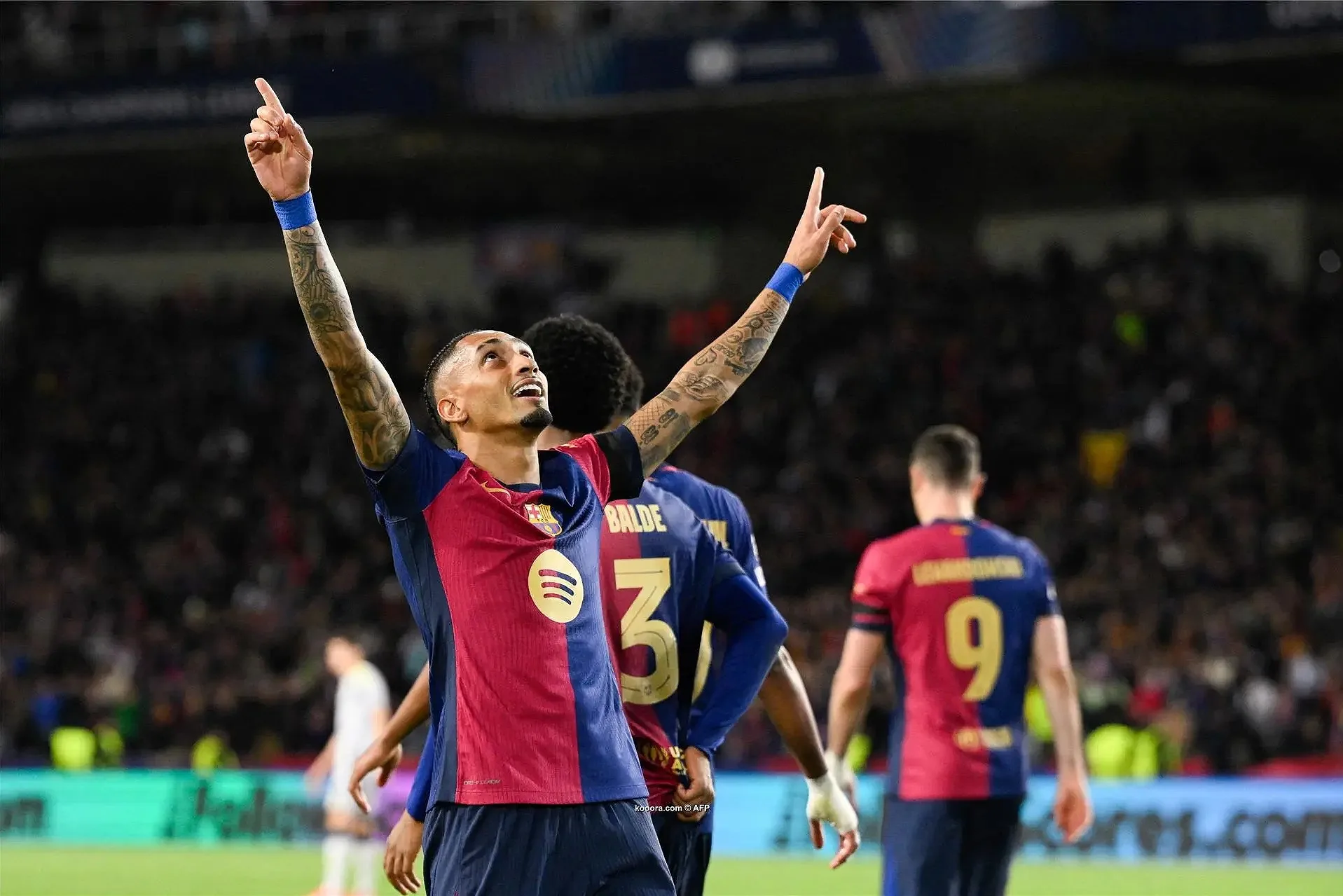 ترتيب هدافي دوري أبطال أوروبا بعد تسجيل رافينيا في شباك بنفيكا