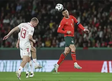 ترتيب هدافي دوري الأمم الأوروبية بعد تسجيل رونالدو في شباك الدانمارك