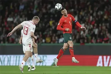 ترتيب هدافي دوري الأمم الأوروبية بعد تسجيل رونالدو في شباك الدانمارك