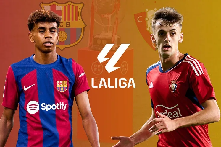 القنوات الناقلة لمباراة برشلونة وأوساسونا في الدوري الإسباني