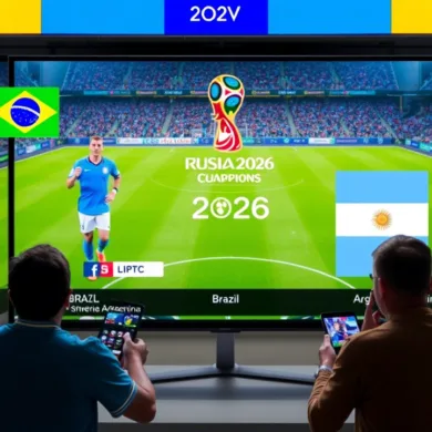 القنوات الناقلة لمباراة البرازيل والأرجنتين في تصفيات كأس العالم 2026