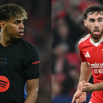 تعرف على معلق مباراة برشلونة وبنفيكا في دوري أبطال أوروبا